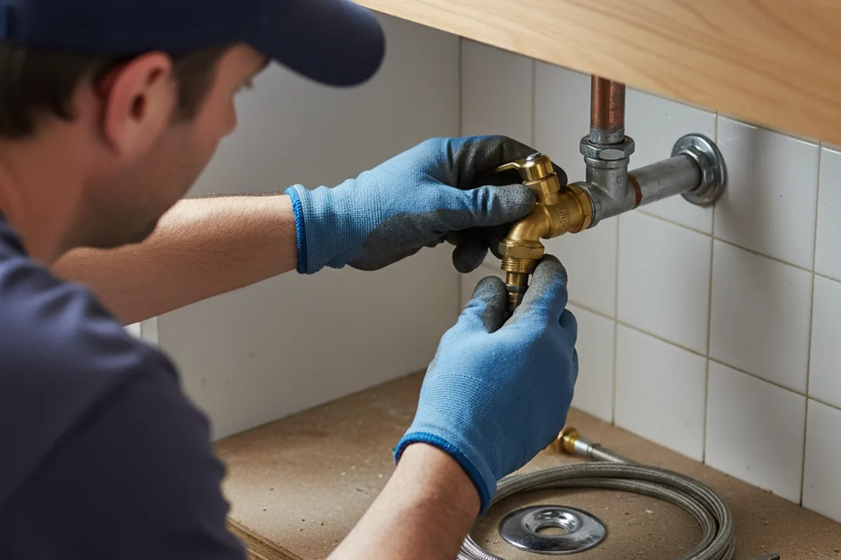 Shutoff valve and fitting work during Faucet and Fixture Repair in Inkom